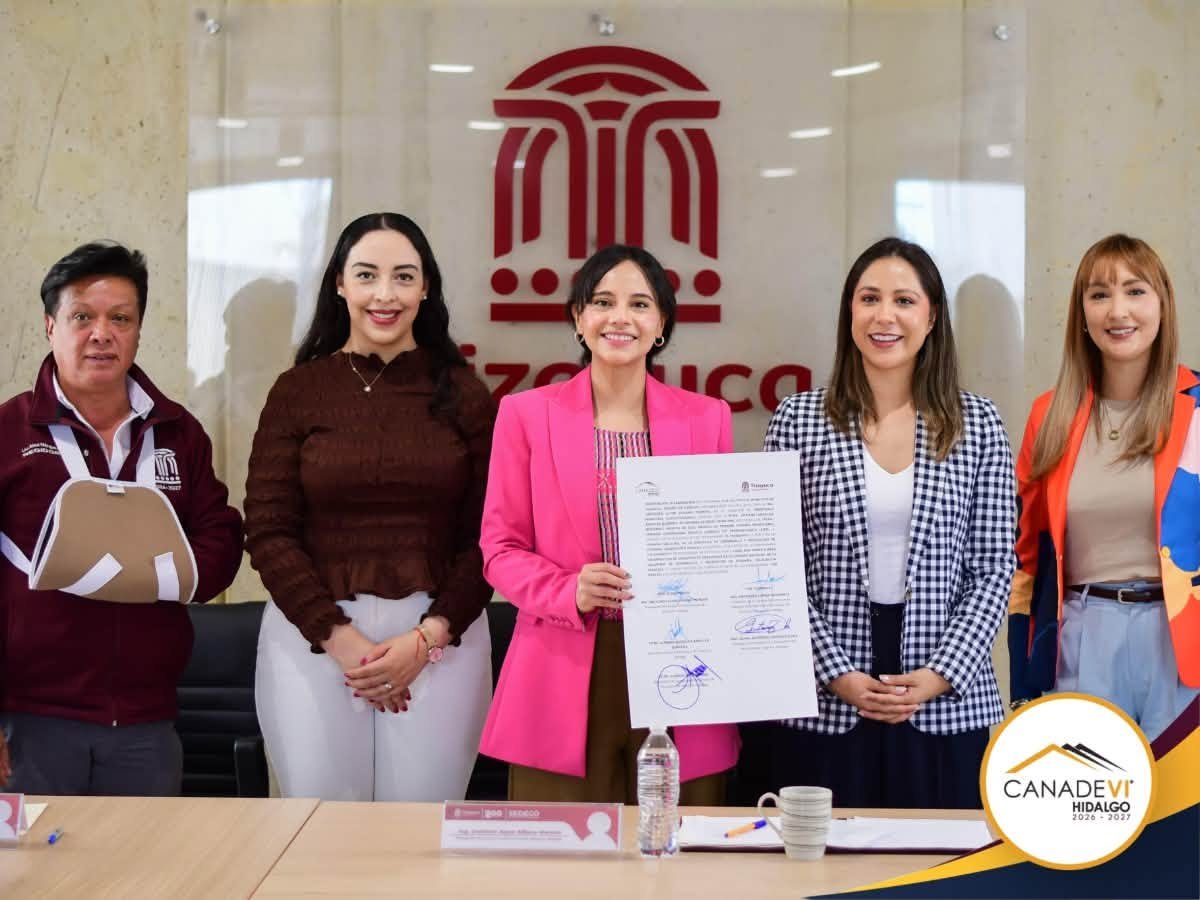 CANADEVI Hidalgo y gobierno de Tizayuca unidos en el desarrollo de la vivienda